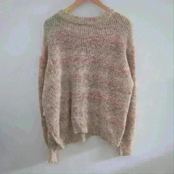 🌴2/$25🌴A.N.A | Women's Red  Combo Long Sleeved Knitted Sweater - Picture 3 of 3